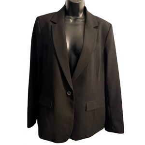 Liz Claiborne Black one Button Blazer